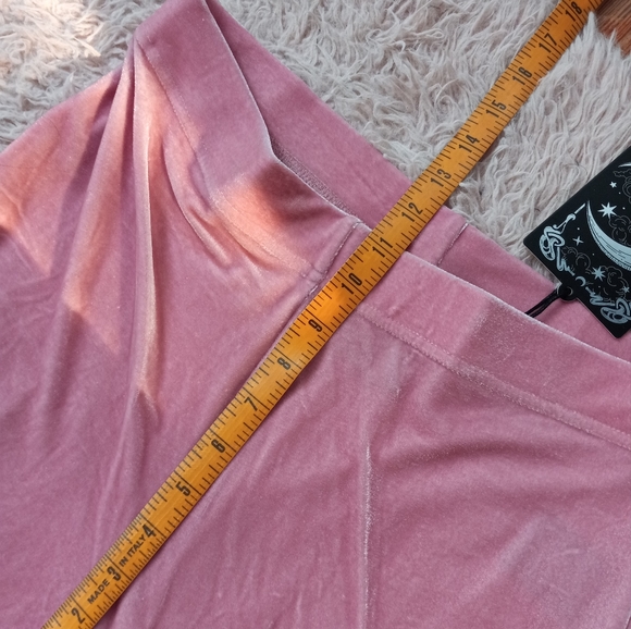 Killstar Moondance super soft velvet pastel goth bellbottoms! LAST PAIR! SOLD! - Picture 12 of 15